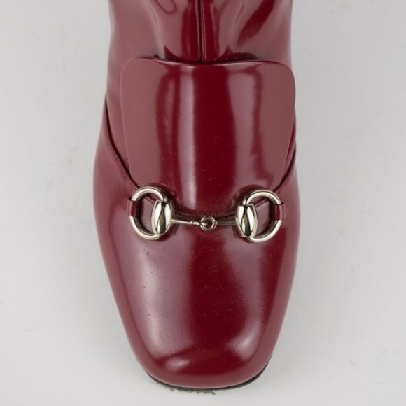 Gucci Horsebit Patent Leather Riding Boots - Picture 6 of 10